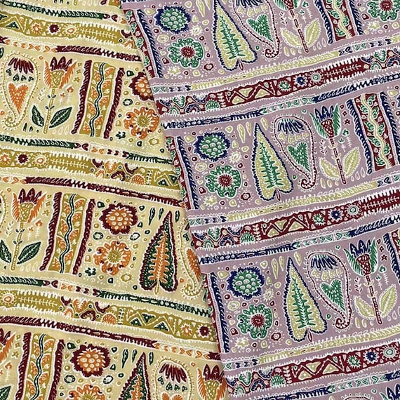 Print viscose fabric by the yard