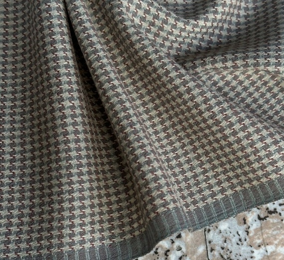 houndstooth wool fabric by the yard and wholesale