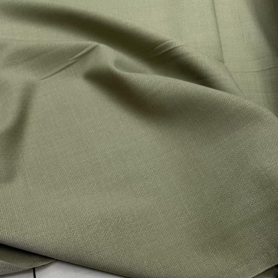 Worsted Wool fabric by the yard
