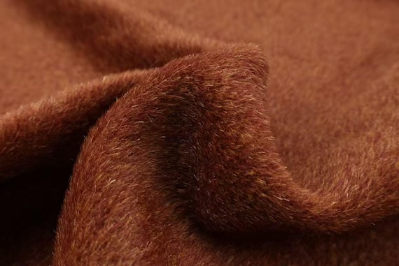 Suri Alpaca wool fabric by the yard
