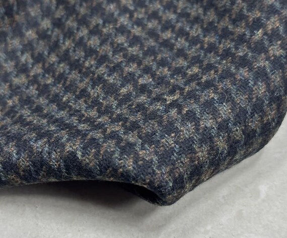 Houndstooth Wool fabric by the yard