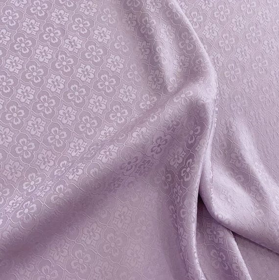 Multi Color Options Jacquard silk fabric by the yard #LGDHW