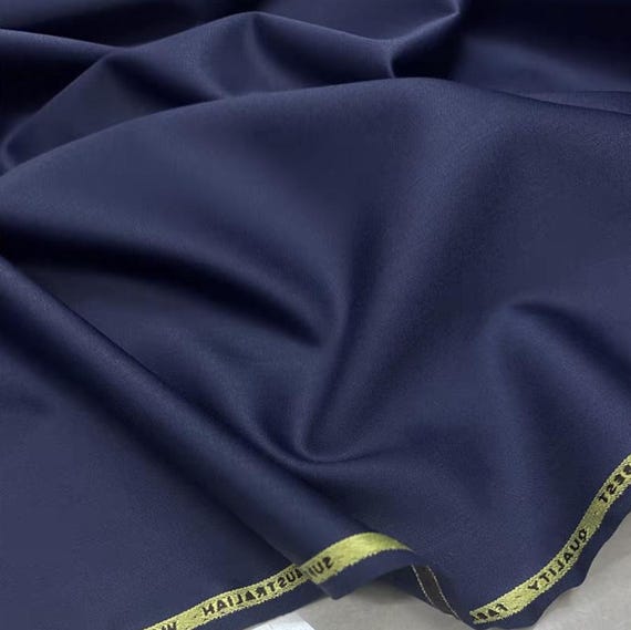 Worsted Wool fabric by the yard