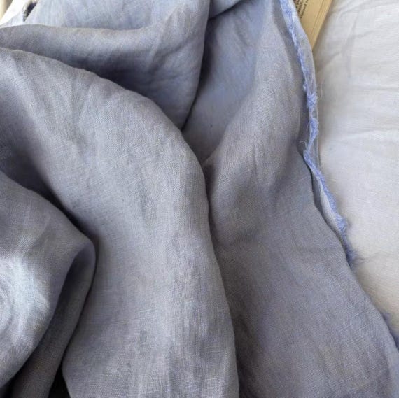Yarn dyed linen fabric by the yard