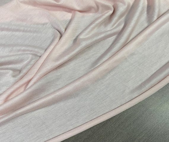 Knit silk jersey fabric by the yard