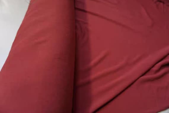 Knit silk jersey fabric by the yard