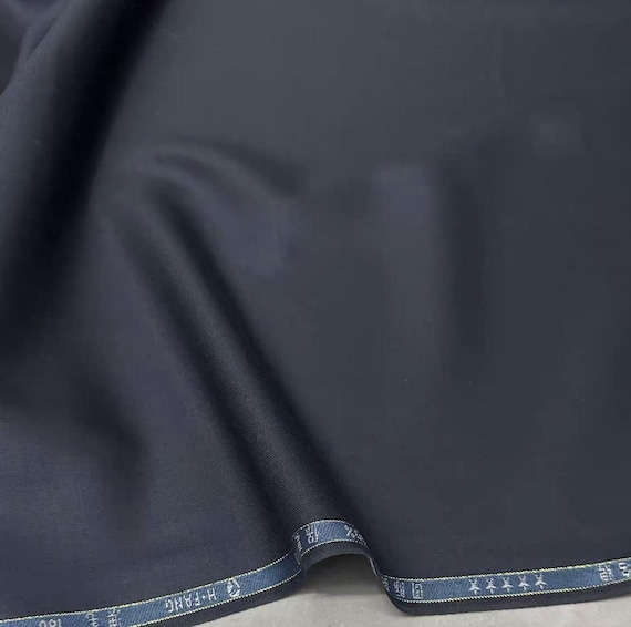 Worsted Merino Wool fabric by the yard