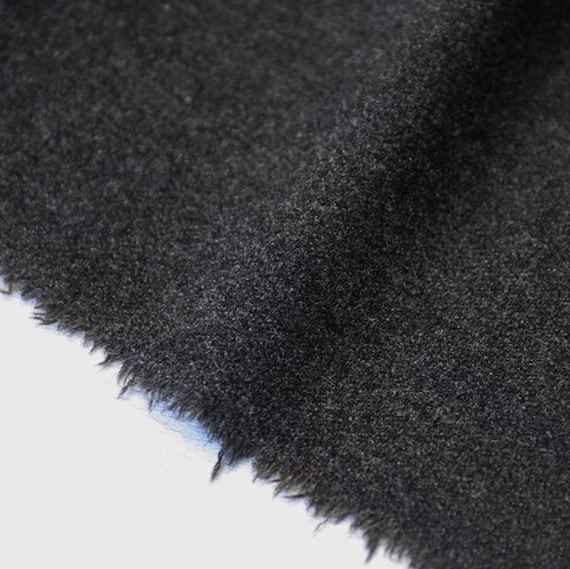 Textured Crepe Worsted Wool fabric by the yard