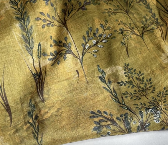 Print ramie fabric by the yard