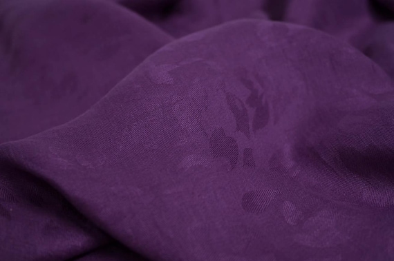 Jacquard linen fabric by the yard