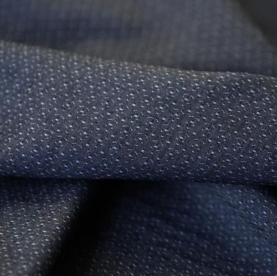 Jacquard cotton fabric by the yard