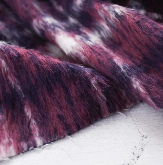 Mohair Alpaca Wool fabric by the yard