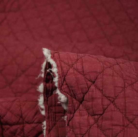 Padded cotton fabric by the yard