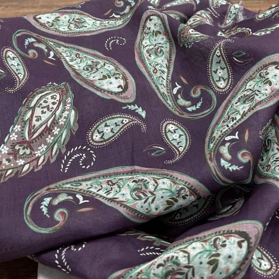 Print ramie fabric by the yard