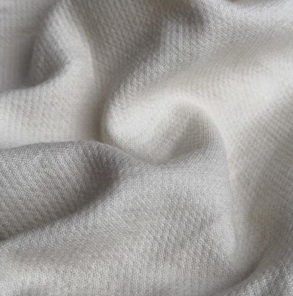 Wool linen cotton fabric by the yard