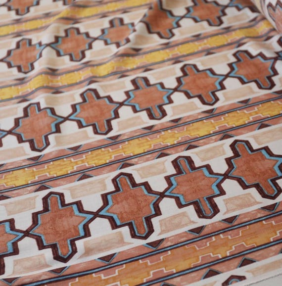 Print Tencel Linen fabric by the yard