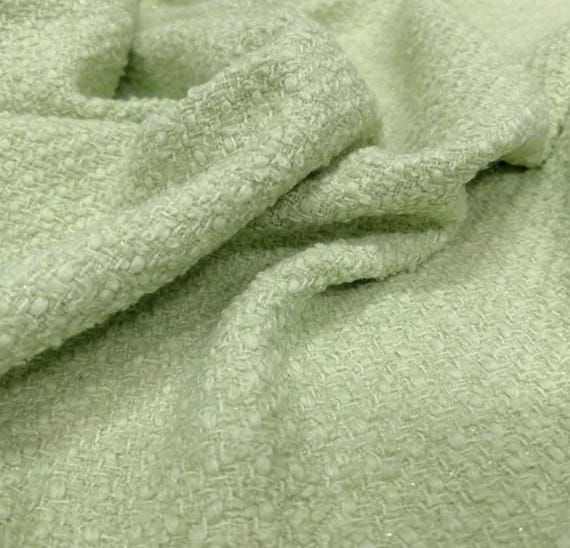 Tweed wool fabric by the yard