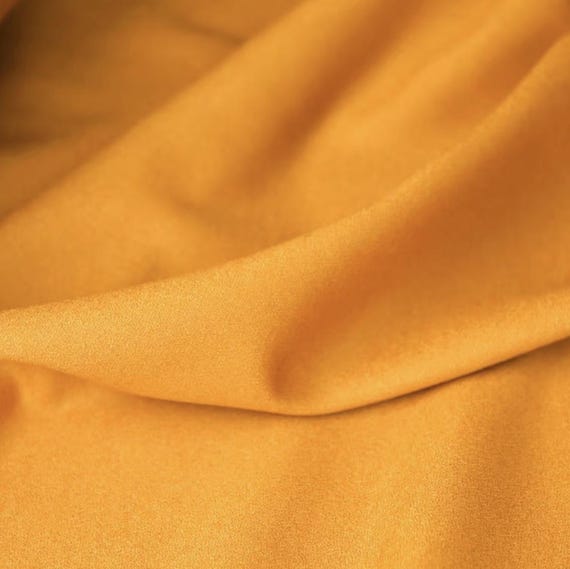 Crepe Worsted Wool fabric by the yard