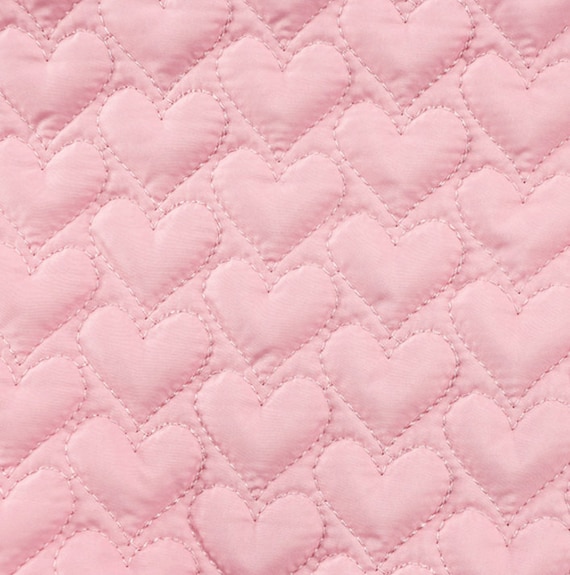 Embroidered Textured quilted padded fabric by the yard