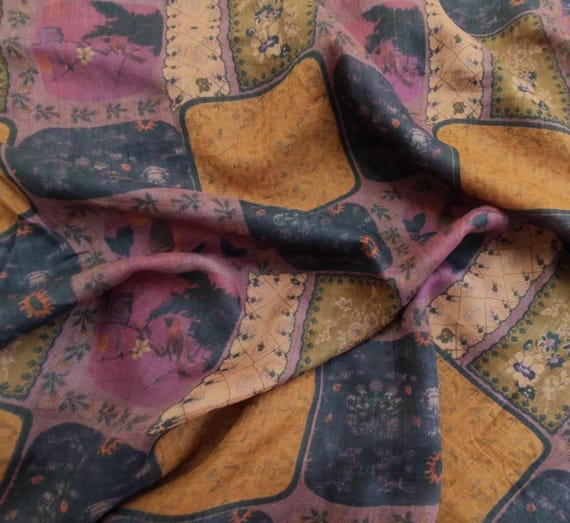 Print ramie fabric by the yard