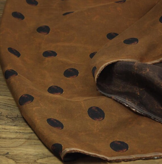 Print cupra fabric, Polka dots cupro fabric by the yard
