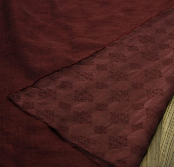 Jacquard cupra cupro fabric by the yard