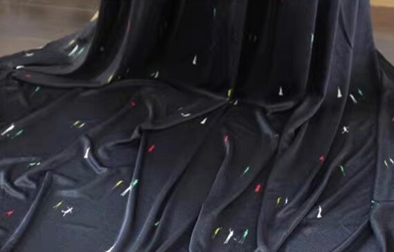 Knit silk jersey fabric by the yard