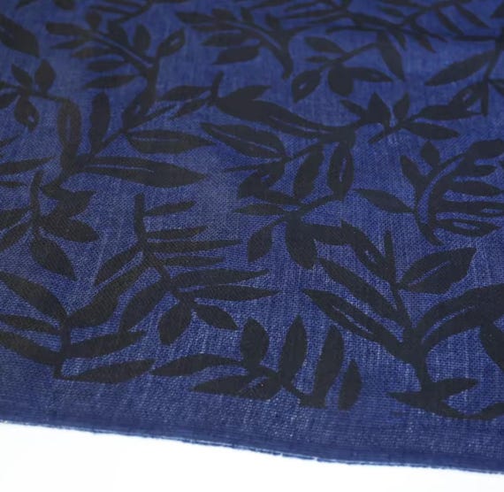 Print Linen fabric by the yard