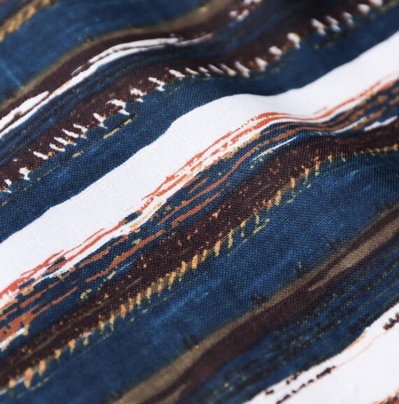 Print ramie fabric by the yard