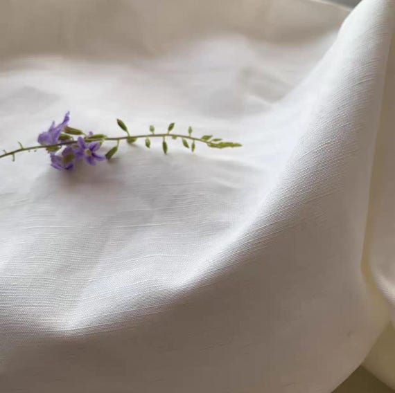 Linen tencel fabric by the yard