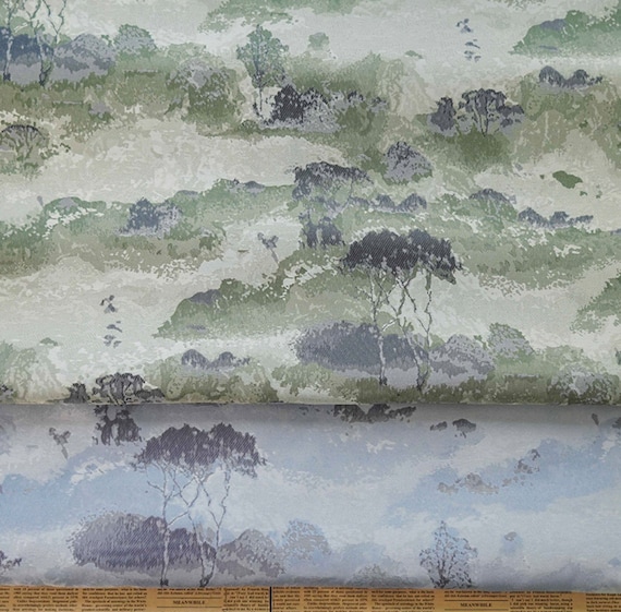 Jacquard brocade fabric by the yard