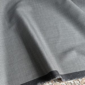 Houndstooth silk wool fabric, Worsted wool fabric, Suiting fabric, Trousers fabric by the yard