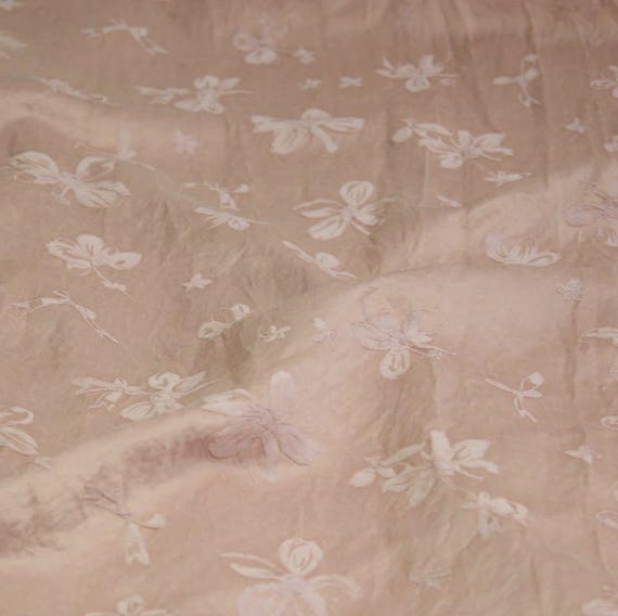 Jacquard cupra cupro fabric by the yard