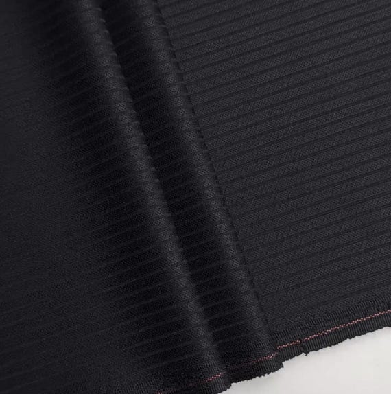 Striped Worsted Wool fabric by the yard SUITING Fabric
