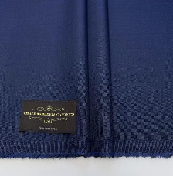 Worsted wool fabric by the yard
