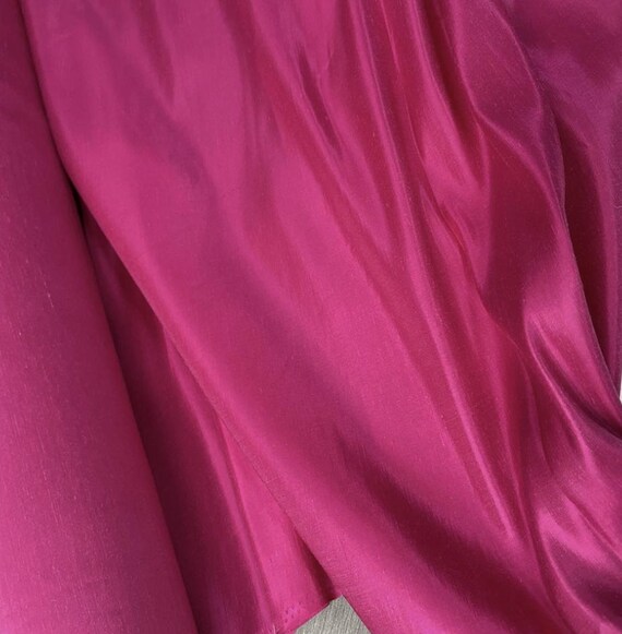 Silk linen fabric by the yard