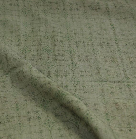 Print linen fabric by the yard