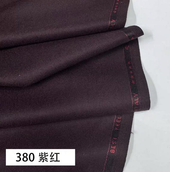 Worsted Wool fabric by the yard