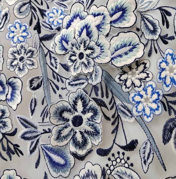 Embroidery mesh fabric By the yard