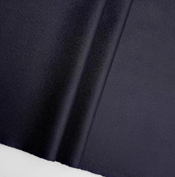 Worsted cashmere wool fabric by the yard