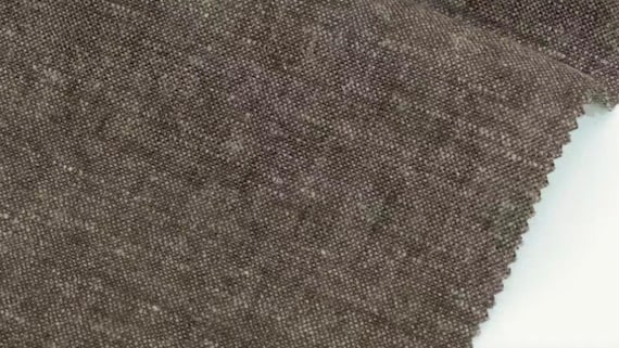 Wool linen fabric by the yard