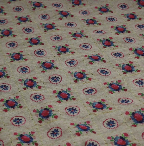 Print linen fabric by the yard