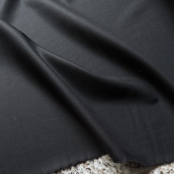 Jacquard Silk wool worsted fabric by the yard