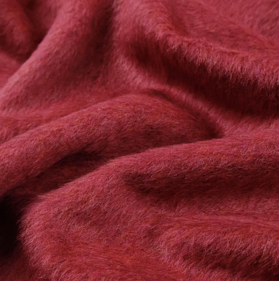 Alpaca wool fabric by the yard