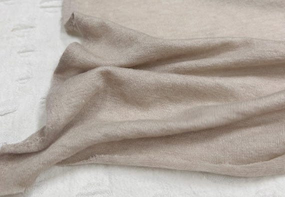Knit Cashmere Wool fabric by the yard