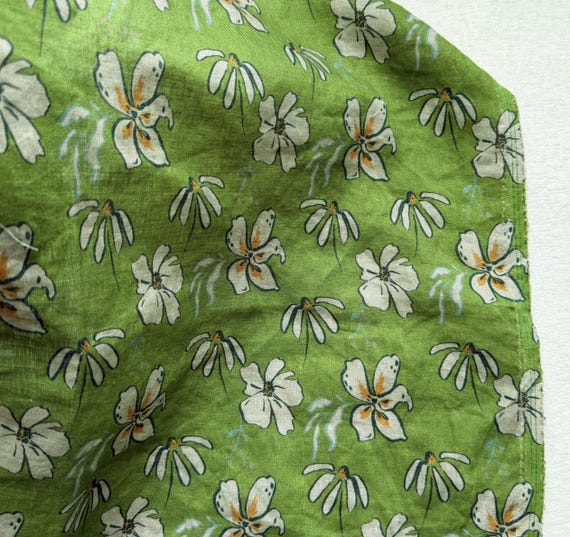 Print linen fabric by the yard