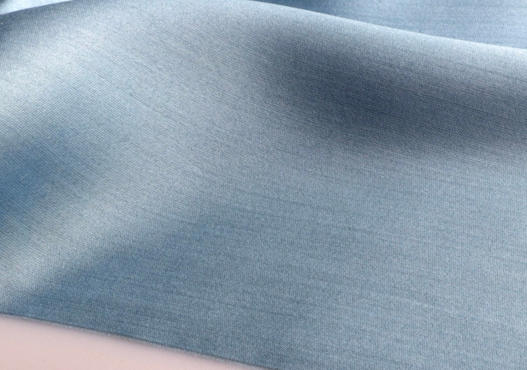 Silk Wool Fabric by the Yard Etsy