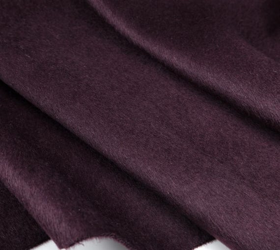 Double sided wool fabric by the yard