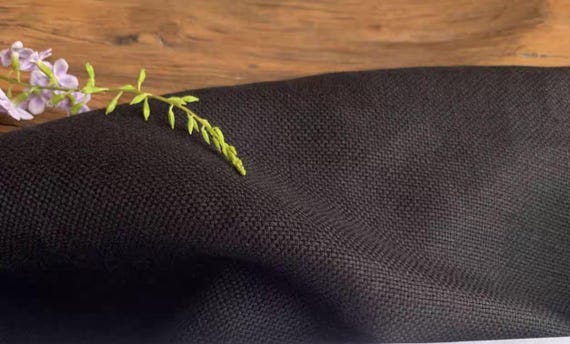 Heavy weight linen fabric by the yard