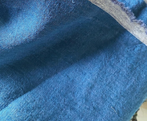 Yarn dyed iridescent linen fabric by the yard